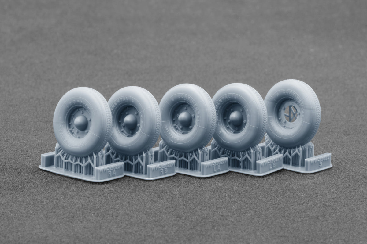ScaleX Kubelwagen type 82 Balon 1 Weighted Wheel Set 1:35 Model Kits WW-35022W