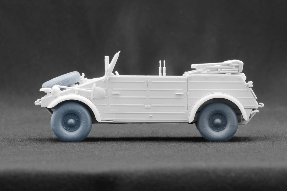 ScaleX Kubelwagen type 82 Balon 1 Weighted Wheel Set 1:35 Model Kits WW-35022W