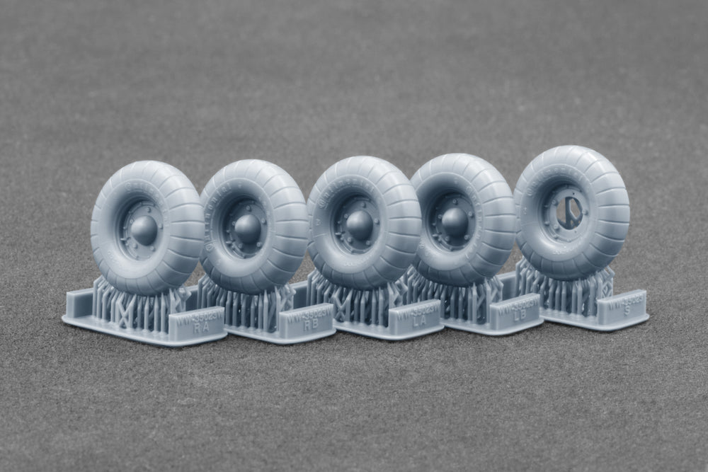 ScaleX Kubelwagen type 82 Balon 2 Weighted Wheel Set 1:35 Model Kits WW-35023W