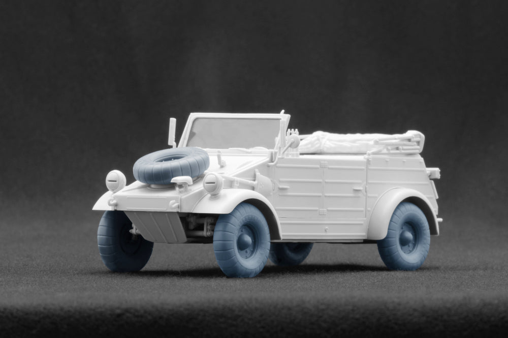 ScaleX Kubelwagen type 82 Balon 2 Weighted Wheel Set 1:35 Model Kits WW-35023W