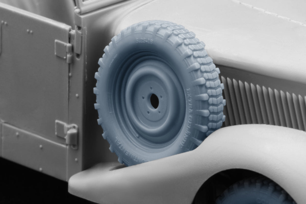 ScaleX Kfz.1 Type-170 VK Geländereifen Weighted WheelSet 1:35 ModelKit WW-35026W