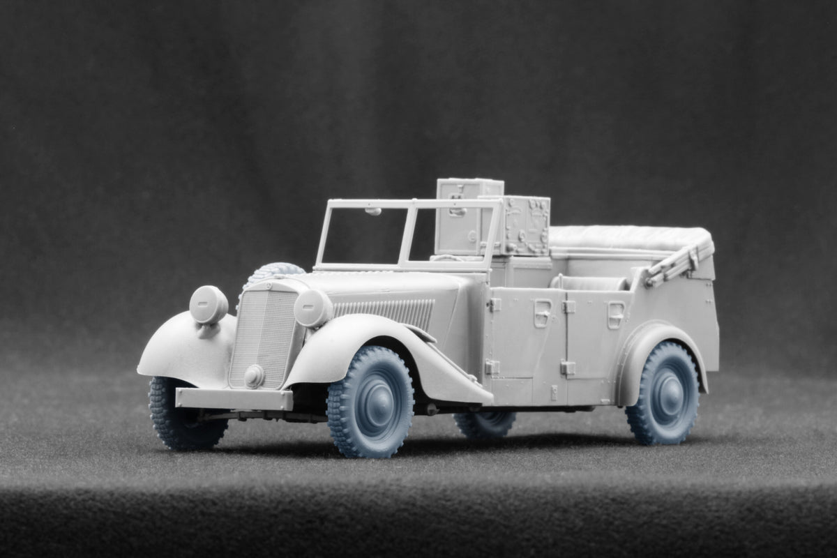 ScaleX Kfz.1 Type-170 VK Geländereifen Weighted WheelSet 1:35 ModelKit WW-35026W