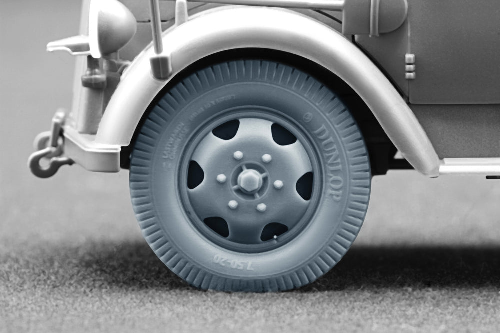 ScaleX Blitz Early v2 Weighted Wheel Set for Italeri, Tamiya 1:48 Model Kits
