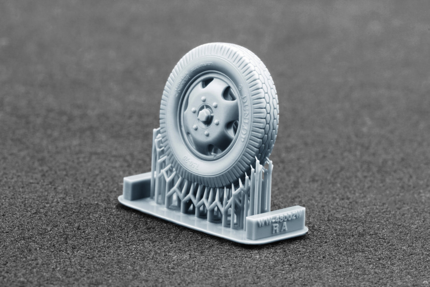 ScaleX Blitz Early v2 Weighted Wheel Set for Italeri, Tamiya 1:48 Model Kits