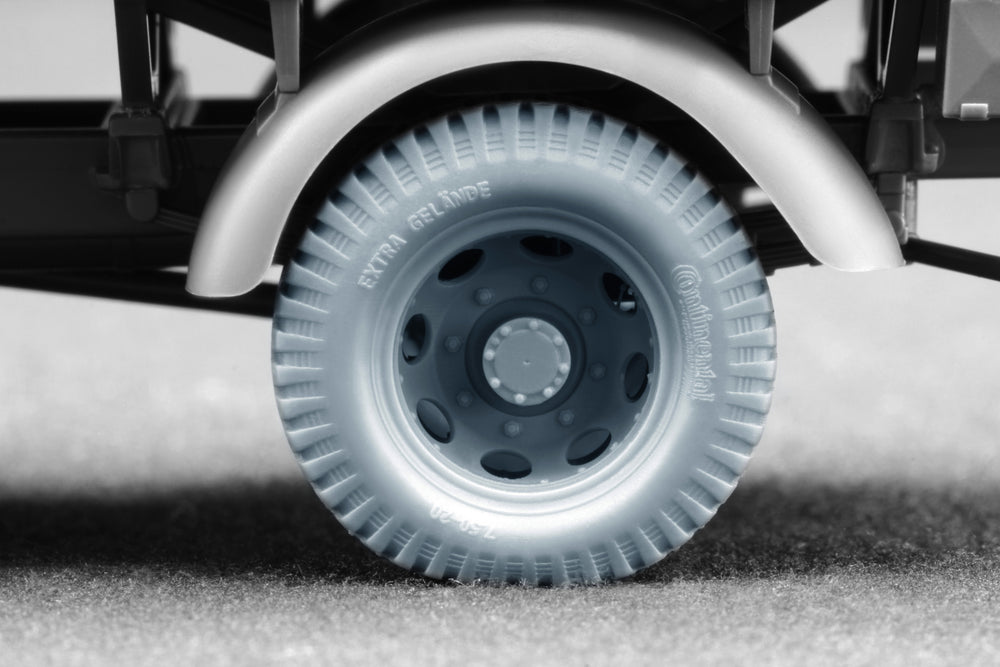 ScaleX Blitz Late v1 Weighted Wheel Set for Italeri, Tamiya 1:48 Model Kits