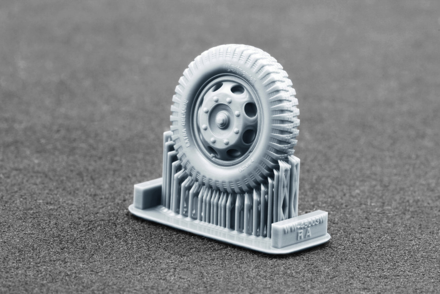 ScaleX Blitz Late v1 Weighted Wheel Set for Italeri, Tamiya 1:48 Model Kits