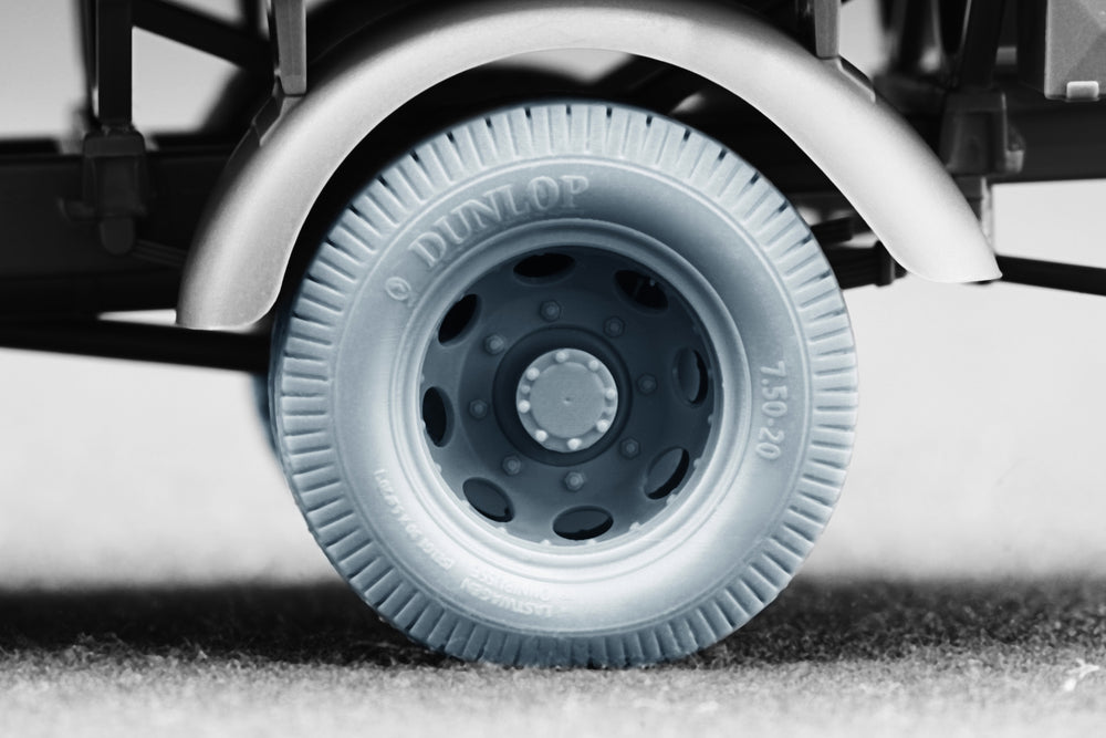 ScaleX Blitz Late v2 Weighted Wheel Set for Italeri, Tamiya 1:48 Model Kits