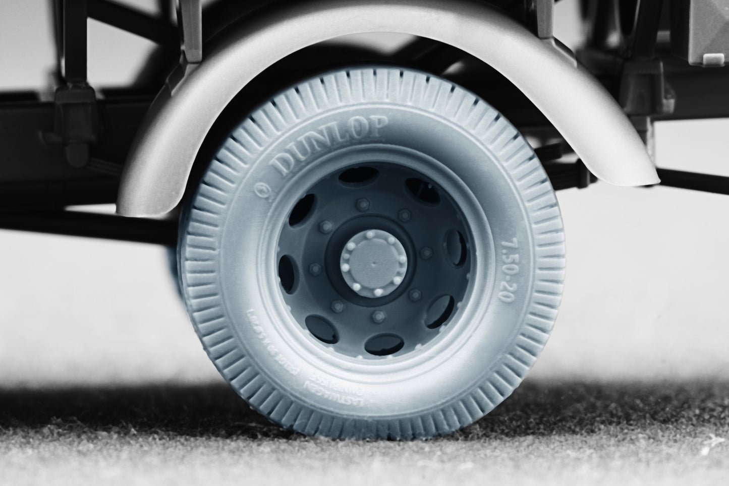 ScaleX Blitz Late v2 Weighted Wheel Set for Italeri, Tamiya 1:48 Model Kits