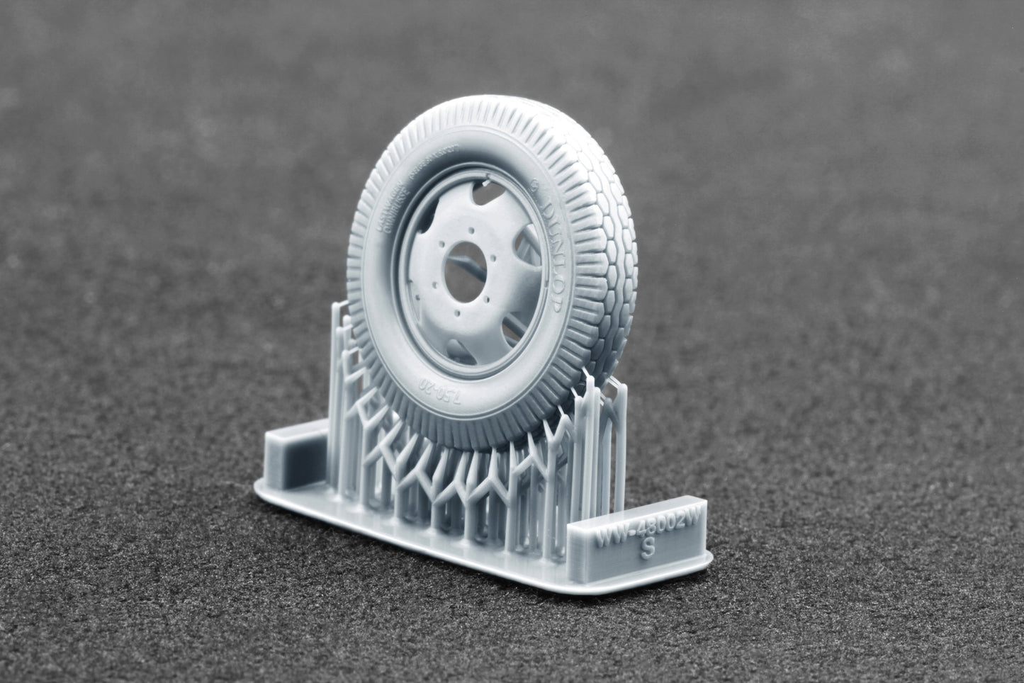 ScaleX Blitz Late v2 Weighted Wheel Set for Italeri, Tamiya 1:48 Model Kits