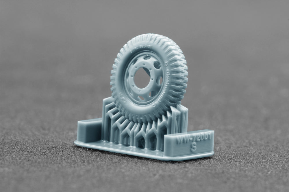 ScaleX Blitz Late v1 Ordinary Wheel Set for Academy, Italeri 1:72 Model Kits