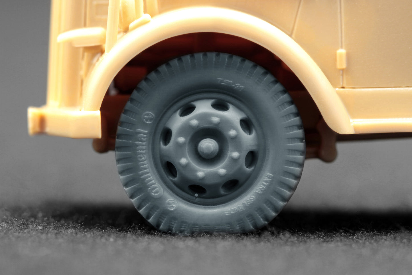 ScaleX Blitz Late v1 Ordinary Wheel Set for Academy, Italeri 1:72 Model Kits