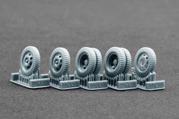ScaleX Blitz Late v1 Weighted Wheel Set for Academy, Italeri 1:72 Model Kits