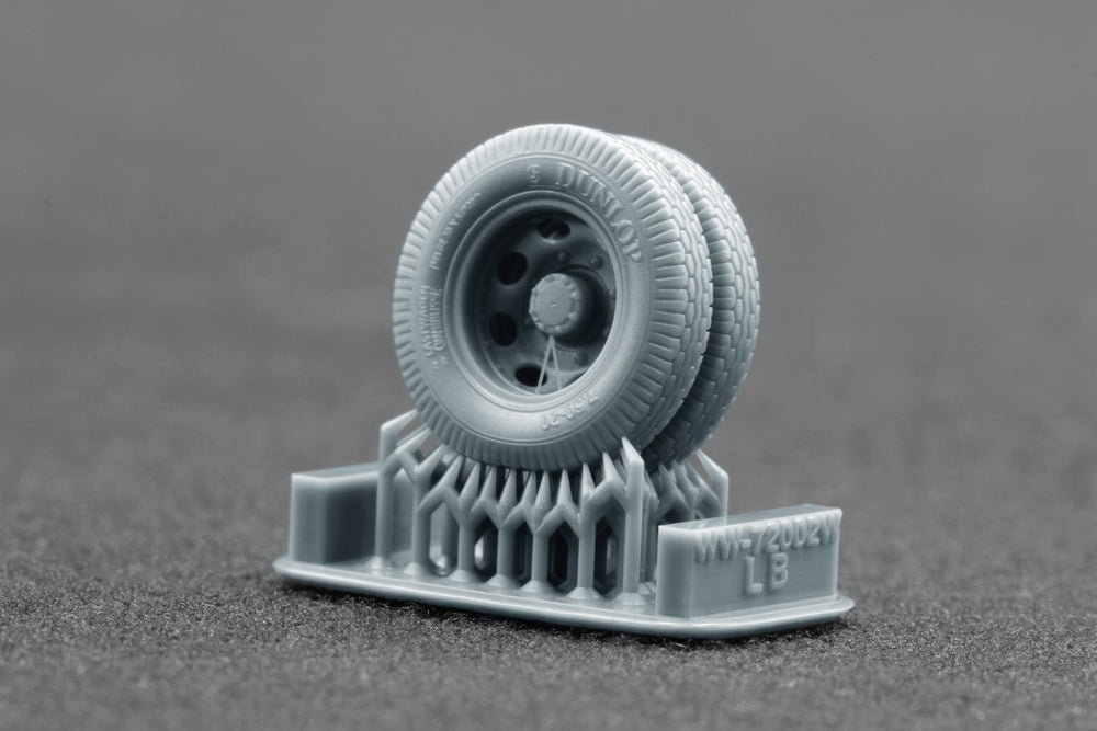 ScaleX Blitz Late v2 Ordinary Wheel Set for Academy, Italeri 1:72 Model Kits