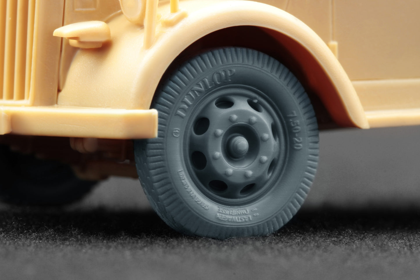 ScaleX Blitz Late v2 Ordinary Wheel Set for Academy, Italeri 1:72 Model Kits