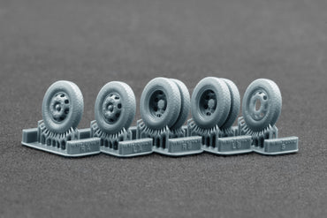 ScaleX Blitz Late v2 Weighted Wheel Set for Academy, Italeri 1:72 Model Kits