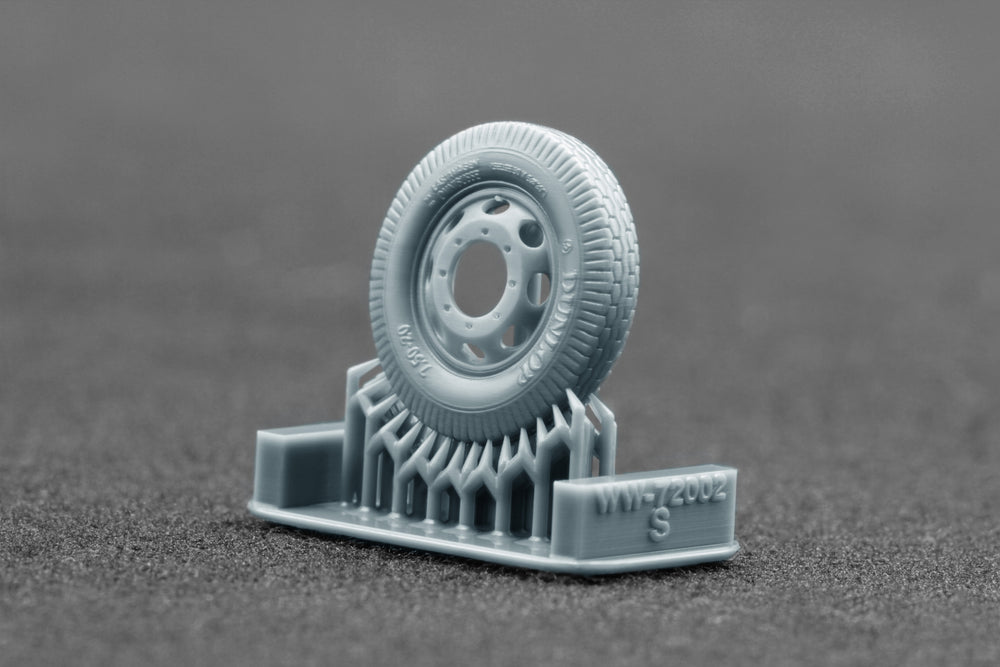 ScaleX Blitz Late v2 Weighted Wheel Set for Academy, Italeri 1:72 Model Kits