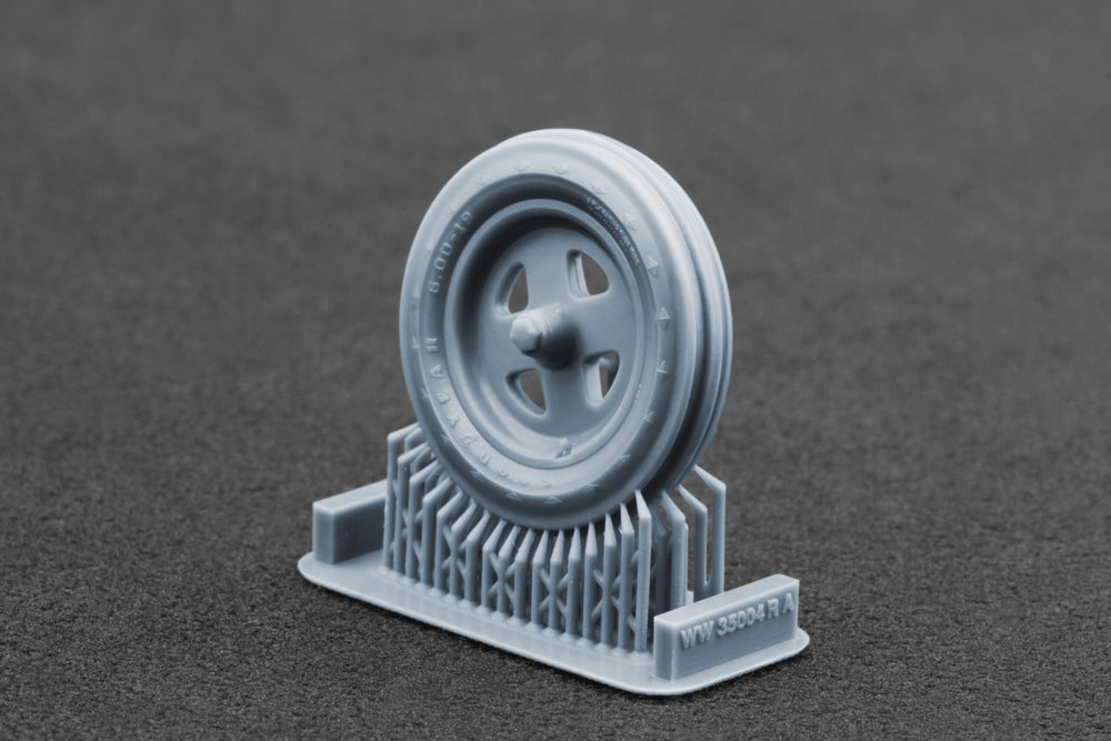 ScaleX Fordson N Tractor v1 Ordinary Wheel Set For Miniart 1:35 Model Kits