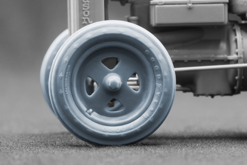 ScaleX Fordson N Tractor v1 Ordinary Wheel Set For Miniart 1:35 Model Kits