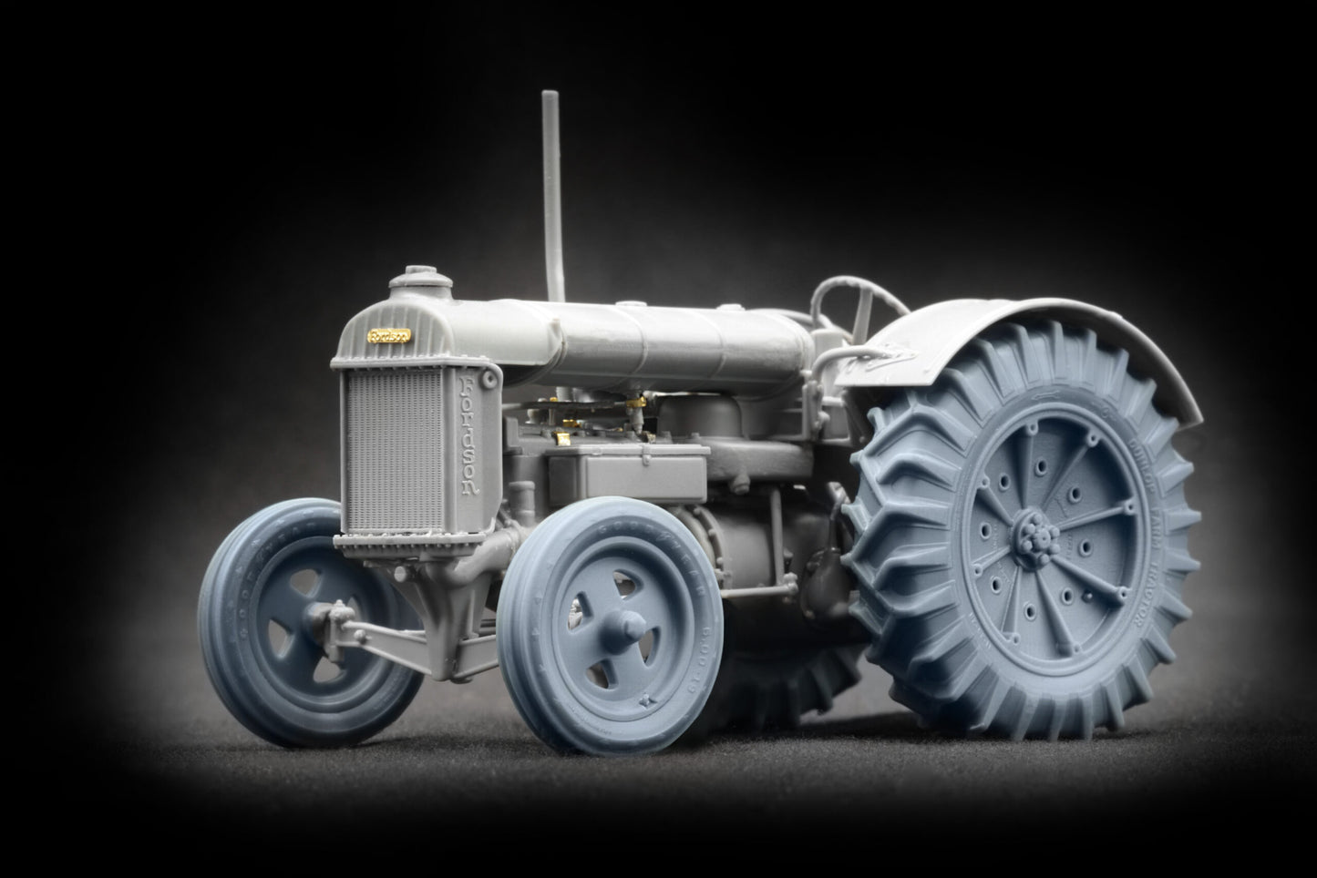 ScaleX Fordson N Tractor v1 Weighted Wheel Set For Miniart 1:35 Model Kits