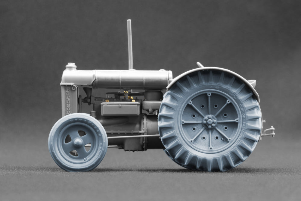 ScaleX Fordson N Tractor v1 Weighted Wheel Set For Miniart 1:35 Model Kits