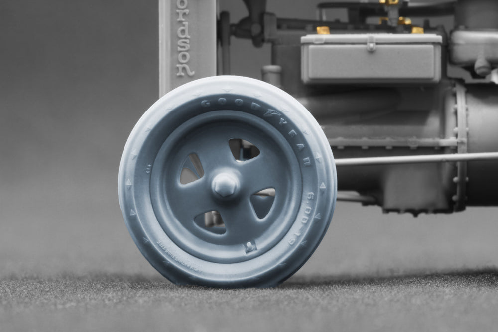 ScaleX Fordson N Tractor v1 Weighted Wheel Set For Miniart 1:35 Model Kits