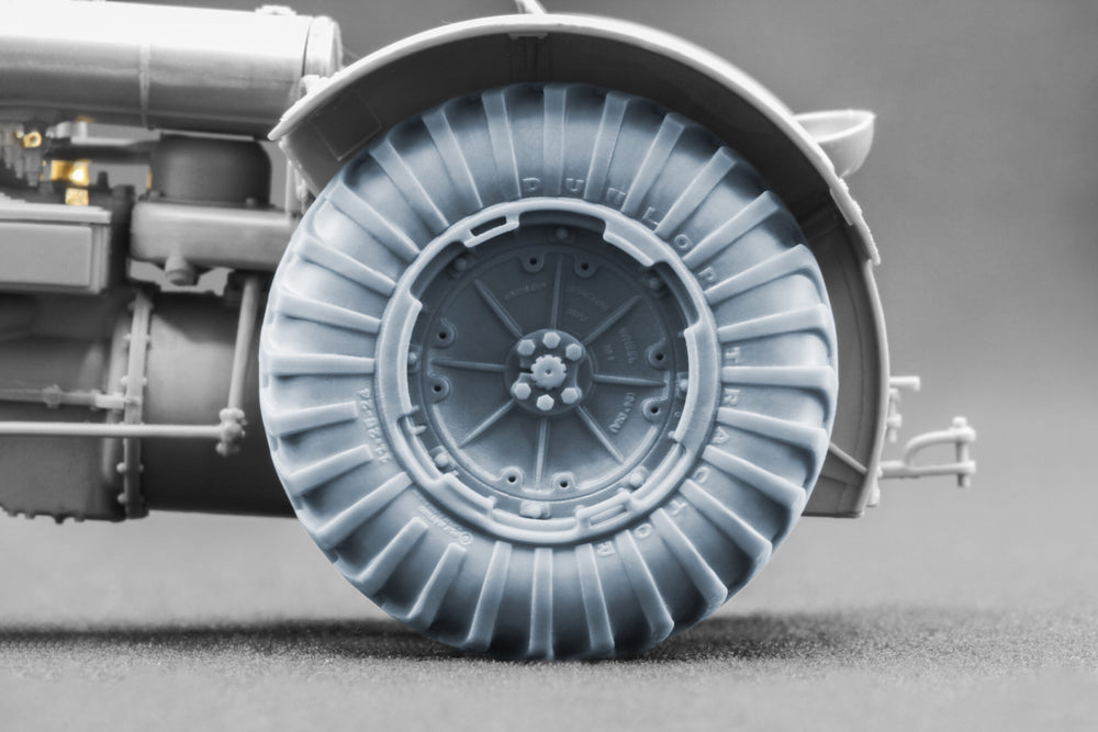 ScaleX Fordson N Tractor v2 Ordinary Wheel Set For Miniart 1:35 Model Kits
