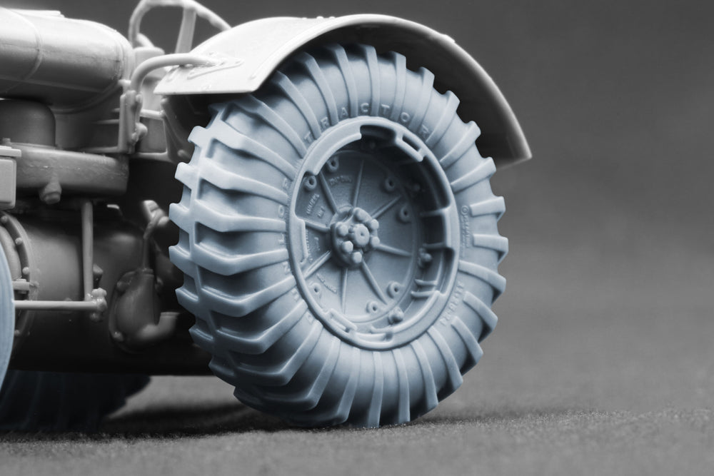 ScaleX Fordson N Tractor v2 Ordinary Wheel Set For Miniart 1:35 Model Kits