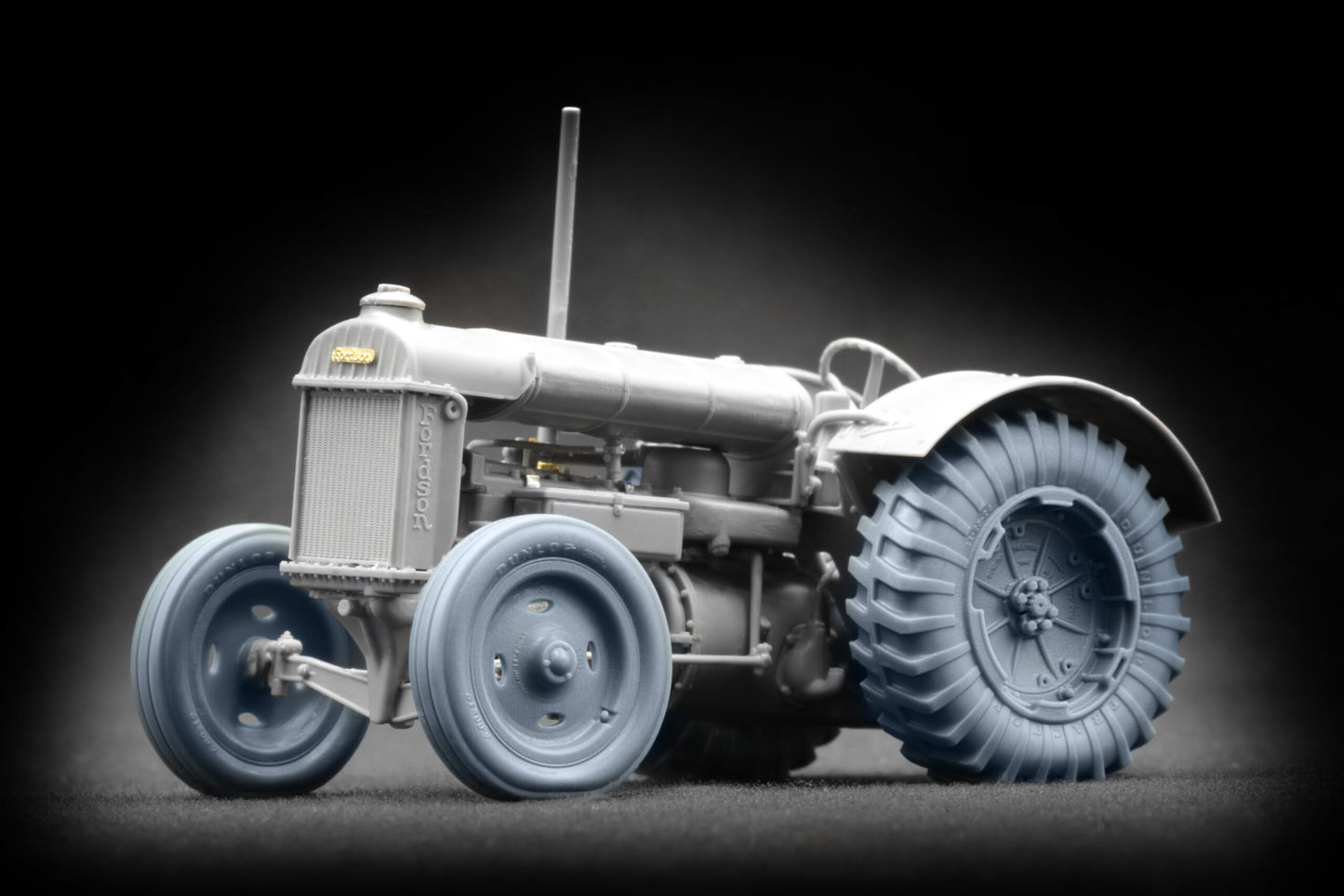 ScaleX Fordson N Tractor v2 Weighted Wheel Set For Miniart 1:35 Model Kits