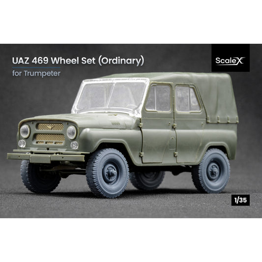 ScaleX UAZ 469 Ordinary Wheel Set For Trumpeter 1:35 Model Kits