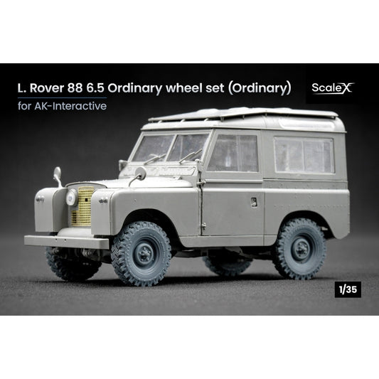 ScaleX L Rover 88 6.5 Small Ordinary Wheel Set for AK 1:35 Model Kits