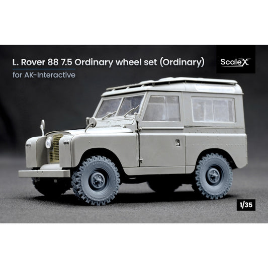 ScaleX L Rover 88 7.5 Big Ordinary Wheel Set for AK 1:35 Model Kits