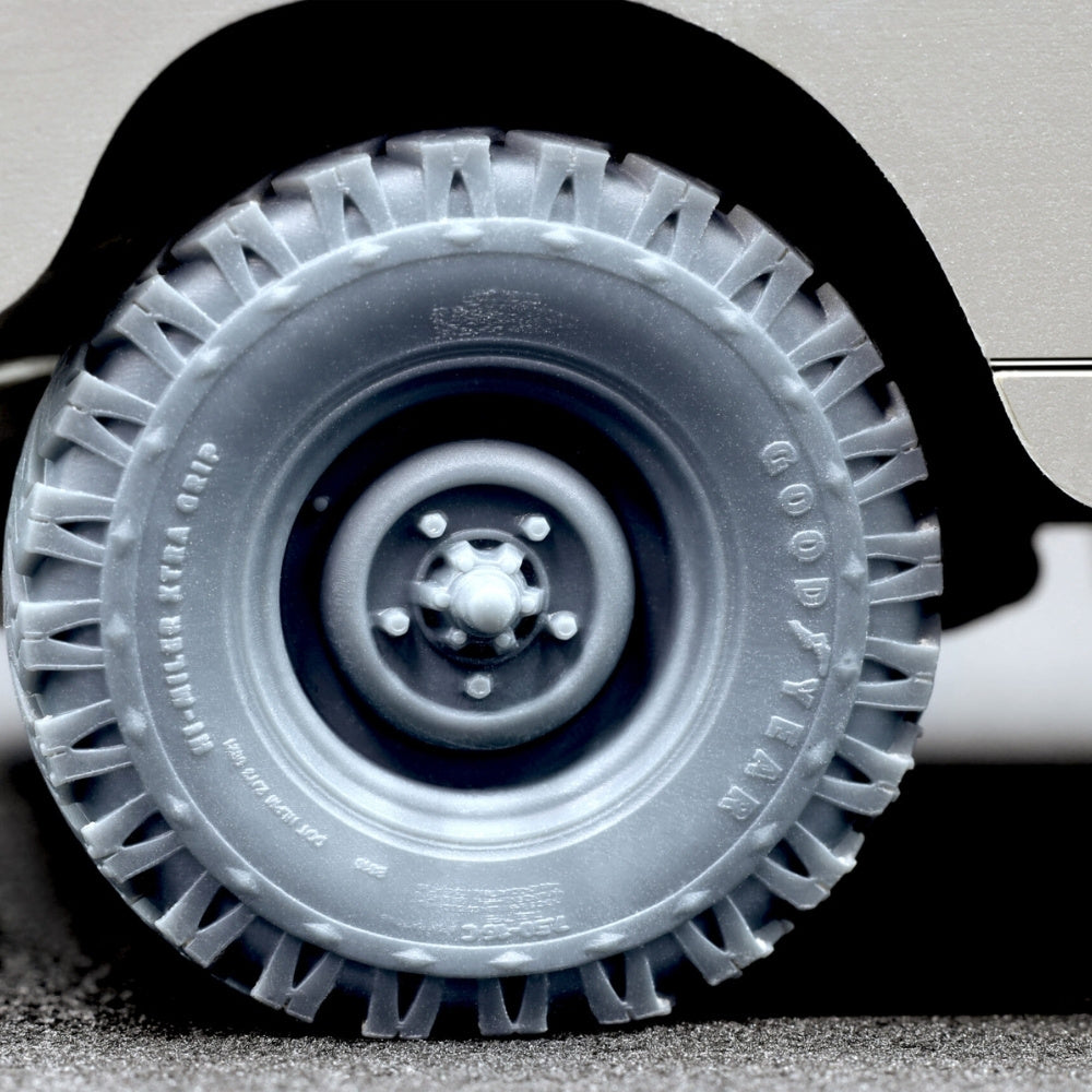 ScaleX L Rover 88 7.5 Big Sagged Wheel Set for AK 1:35 Model Kits