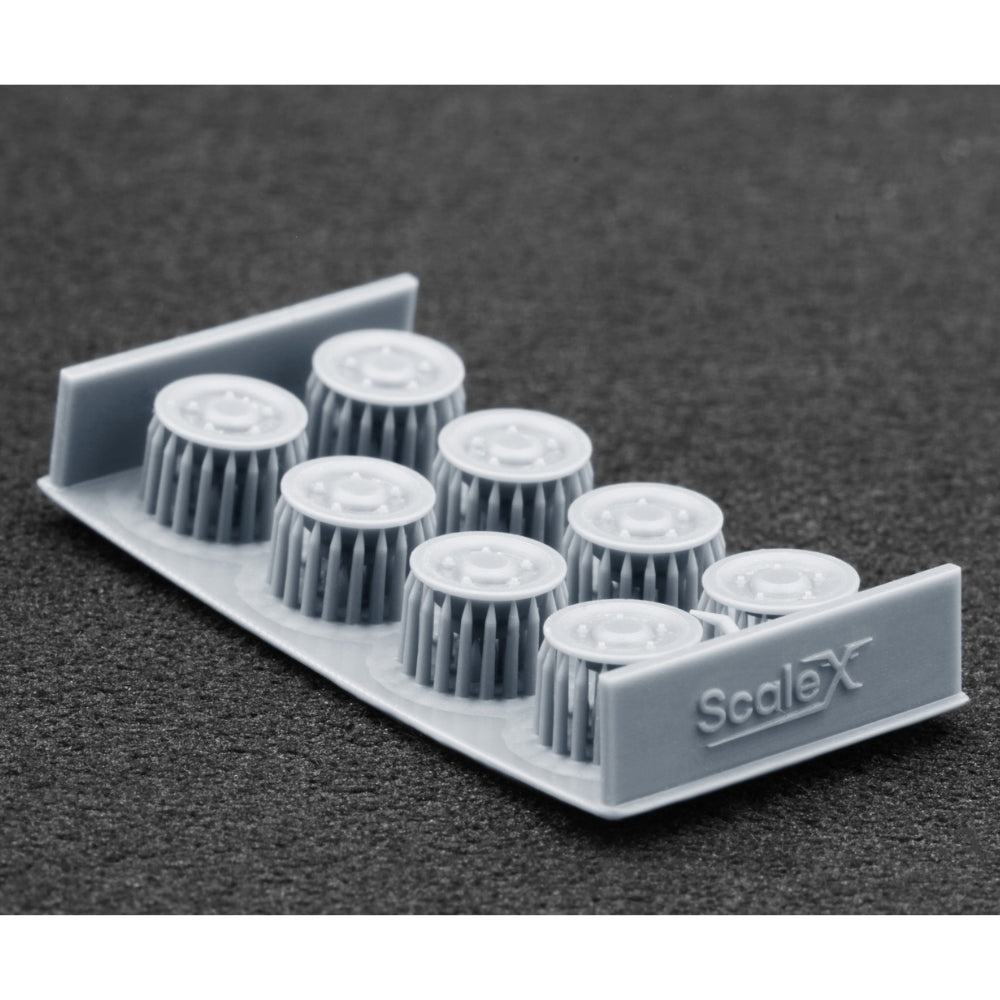 ScaleX Alvis Saracen FV-603 Trak Grip Ordinary Wheel Set For Airfix Model Kits