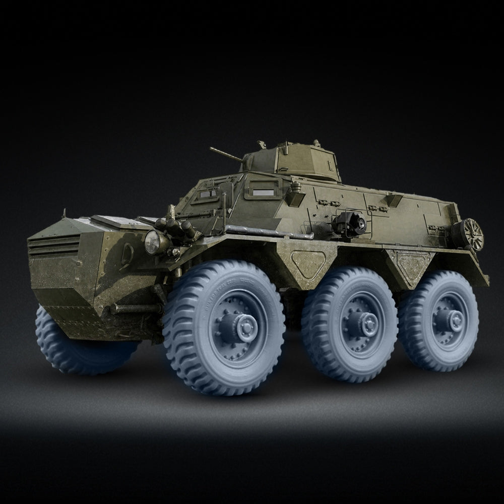 ScaleX Alvis Saracen FV-603 Trak Grip Ordinary Wheel Set For Airfix Model Kits