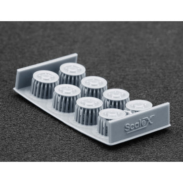 ScaleX Alvis Saracen FV-603 Trak Grip Weighted Wheel Set For Airfix Model Kits