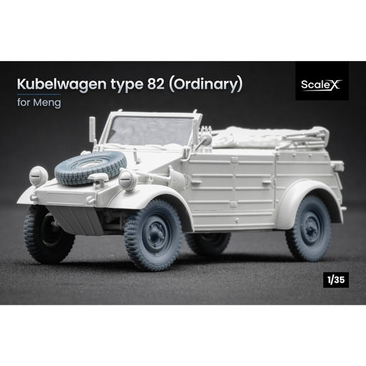 ScaleX Kubelwagen Type 82 Ordinary Wheel Set for Meng Tamiya 1:35 Model Kits
