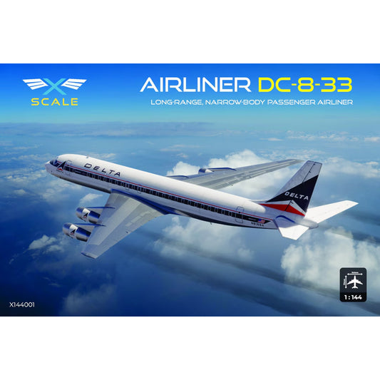 X-Scale 144001 Delta Air Lines DC-8-33 1:144 Model Kit