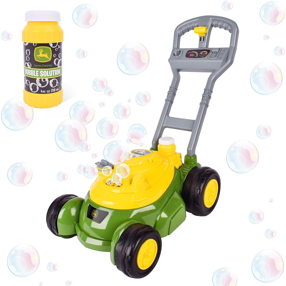 John Deere Bubble 'N' Go Mower w/4oz Bottle Age 3+