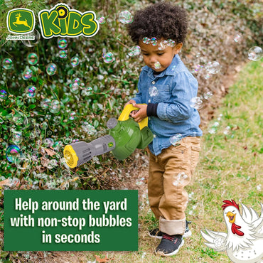 John Deere Bubble Leaf Blower & Refill Can