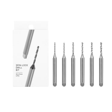 DSPIAE Spin-Lock Drill Bit Set 01 for Mobius Hand Drill 1-1.5mm XDB-S01