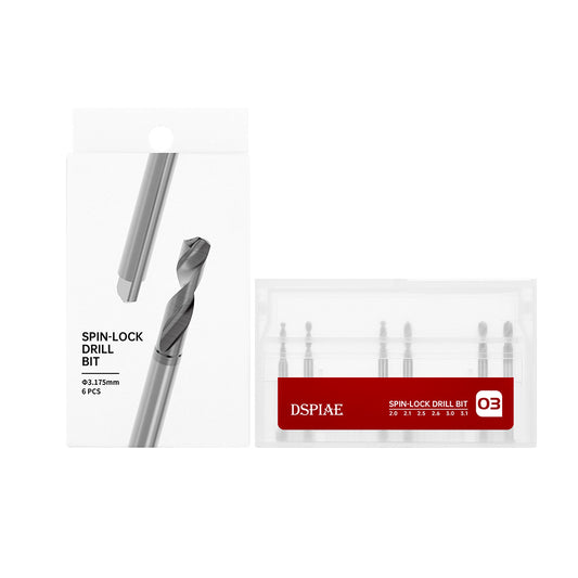 DSPIAE Spin-Lock Drill Bit Set 03 for Mobius Hand Drill 2-3.1mm XDB-S03