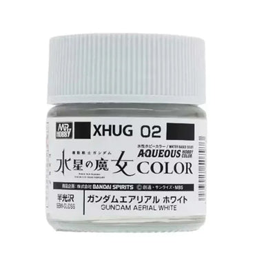 Mr Hobby Aqueous Gundam Colour XHUG-02 Aerial White 10ml Acrylic Paint