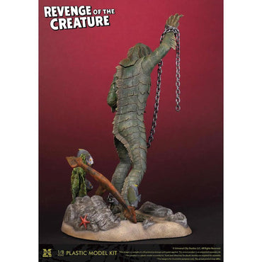 X-Plus Revenge of the Creature w/Diorama Base 1:8 Model Kit 411-200077C