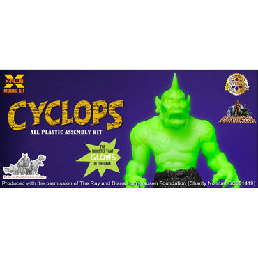 X-Plus Cyclops Glow in the Dark Edition 1:35 Harryhausen Model Kit