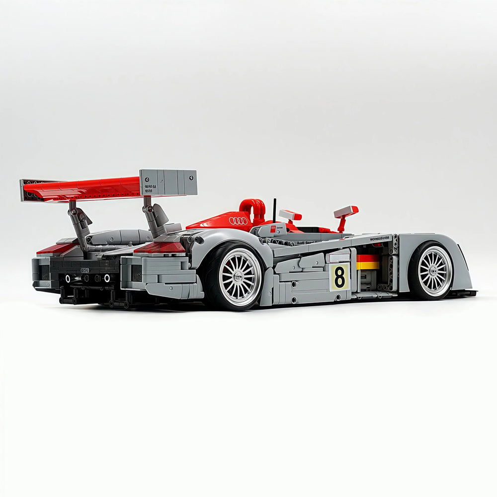 Bole Brick Audi R8 LMP NO.8 1:10 Brick Model 2426pcs