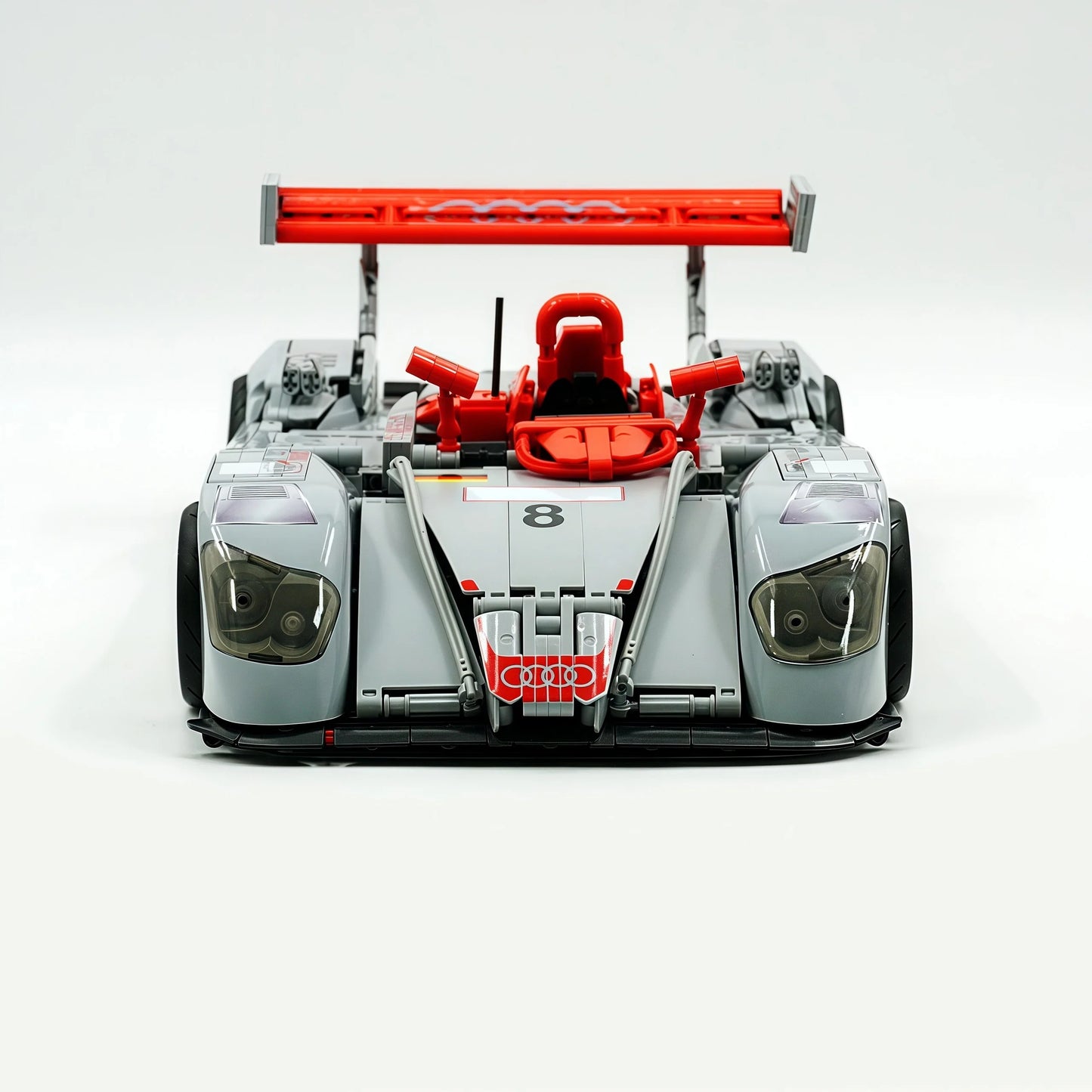 Bole Brick Audi R8 LMP NO.8 1:10 Brick Model 2426pcs