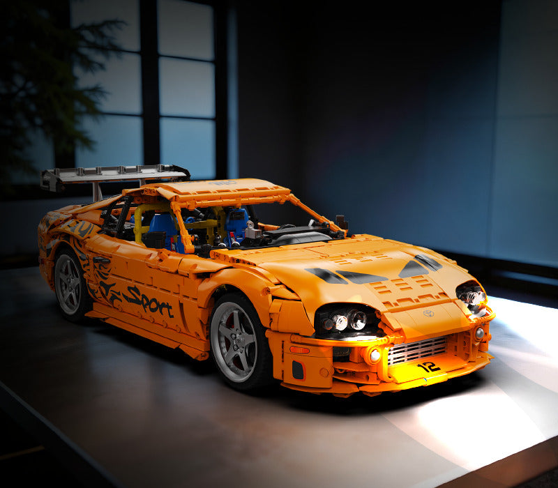Bole Brick Toyota Supra A80 2JZ 1:8 Brick Model 4508pcs - Ultimate 2JZ Collector's Edition