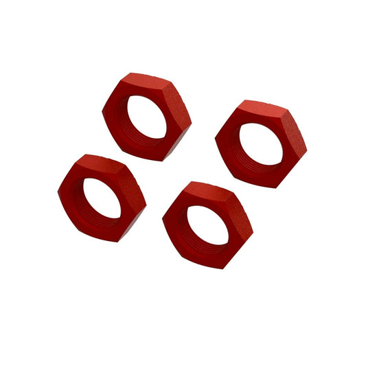 Arrma Aluminum Wheel Nut 24mm (Red) (4) kraton 8S RC Car Spares ARA310929