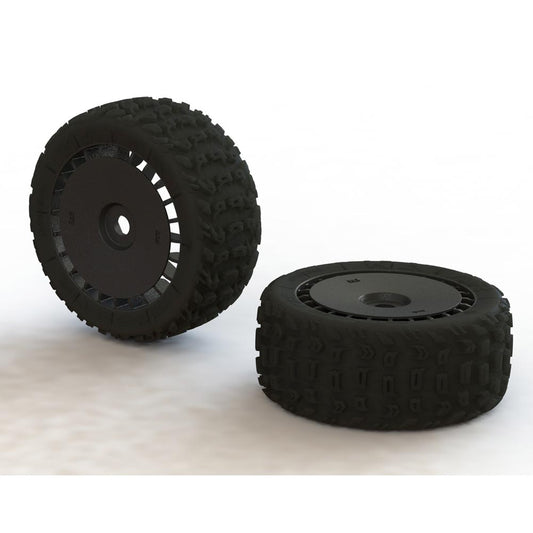 Arrma KATAR T 6S Tire/Wheel Set Talion (2) RC Spare Tyres AR550048