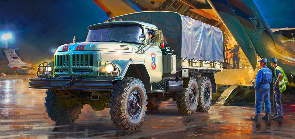 Zvezda 3706 Russian Army Truck ZiL-131 1:35 Model Kit